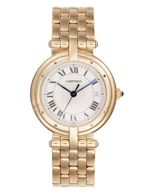 cartier watch round|cartier watch round face.